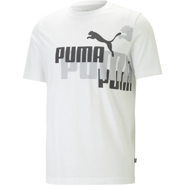 Puma ESS+LOGO POWER TEE Pánské tričko