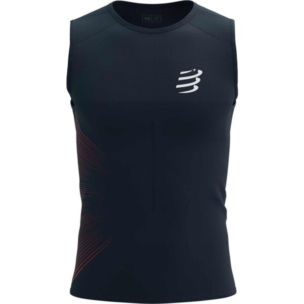 Compressport PERFORMANCE TANK M Pánské běžecké tílko