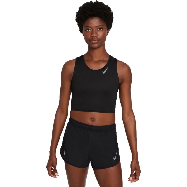 Nike FAST DF CROP TANK Dámské tílko