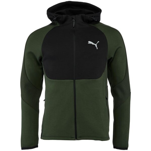 Puma EVOSTRIPE FULL ZIP HOODIE Pánská mikina