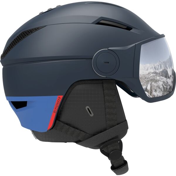 Salomon PIONEER VISOR Pánská lyžařská helma