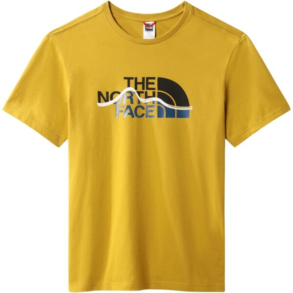 The North Face M MOUNTAIN LINE TEE MINERAL GOLD Pánské triko