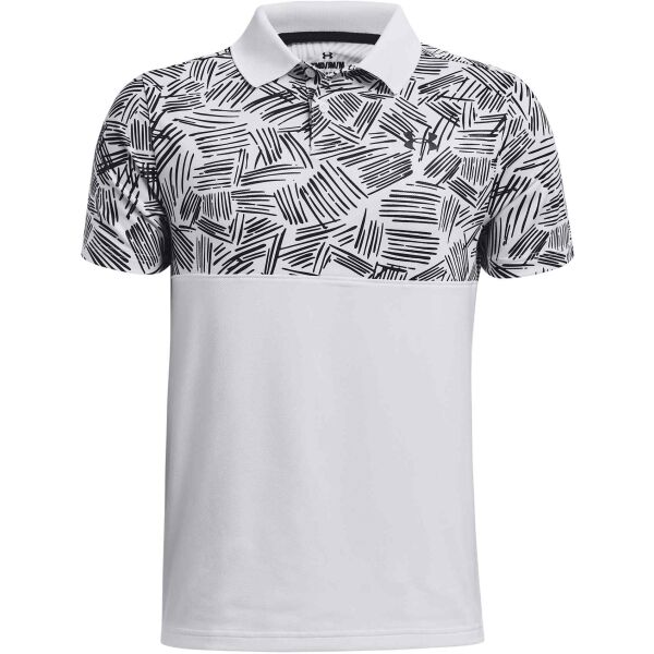 Under Armour PERF PALM SKETCH POLO Chlapecké polotričko