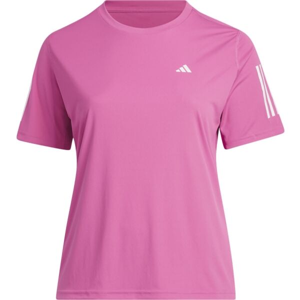 adidas OWN THE RUN TEE Dámské běžecké tričko v plus size