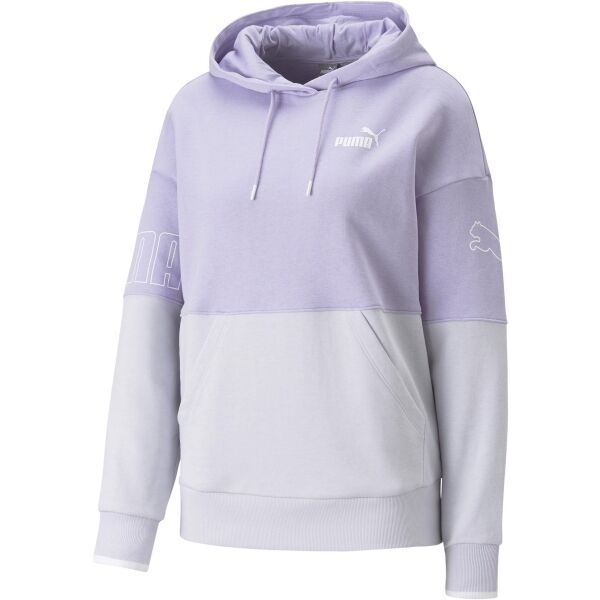 Puma POWER COLOR BLOCK HOODIE Dámská mikina