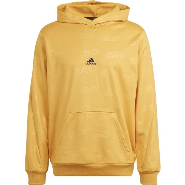 adidas EMBOSSED HOODIE Pánská mikina