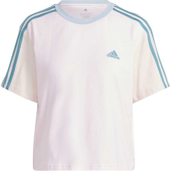 adidas 3-STRIPES TEE Dámské zkrácené tričko