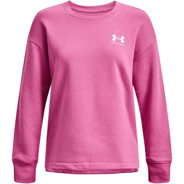 Under Armour RIVAL FLEECE OVERSIZE CREW Dámská mikina