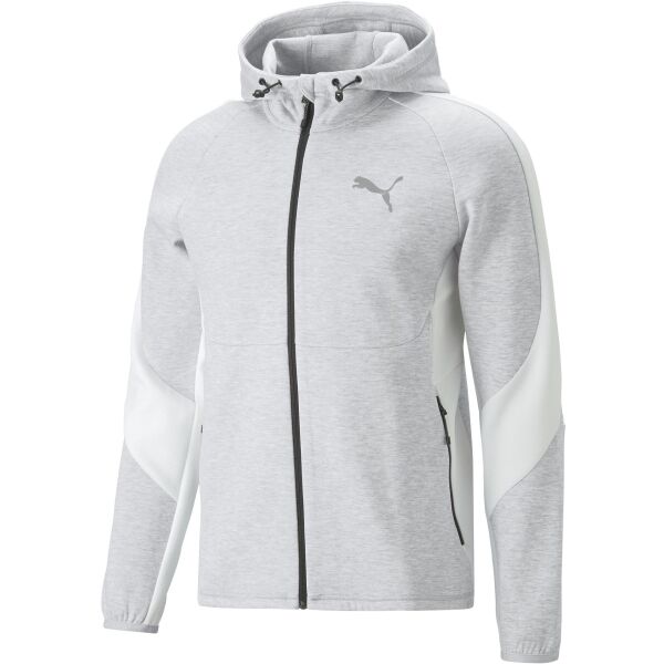 Puma EVOSTRIPE FULL-ZIP HOODIE DK JACKET Pánská sportovní mikina