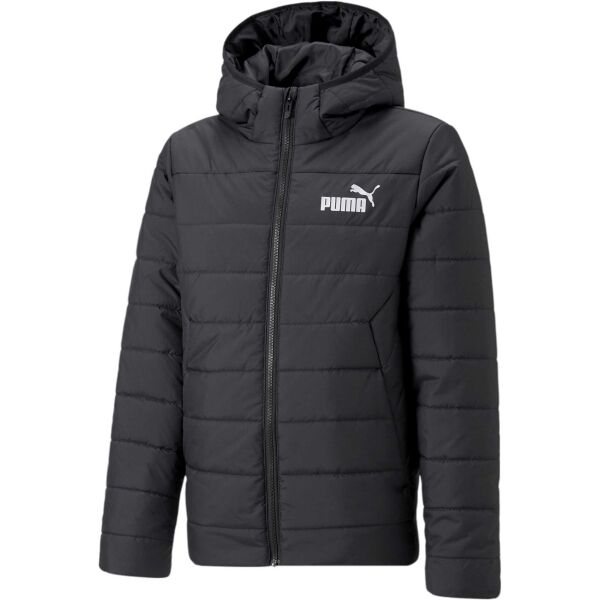 Puma ESSENTIALS HOODED PADDED JACKET Chlapecká bunda