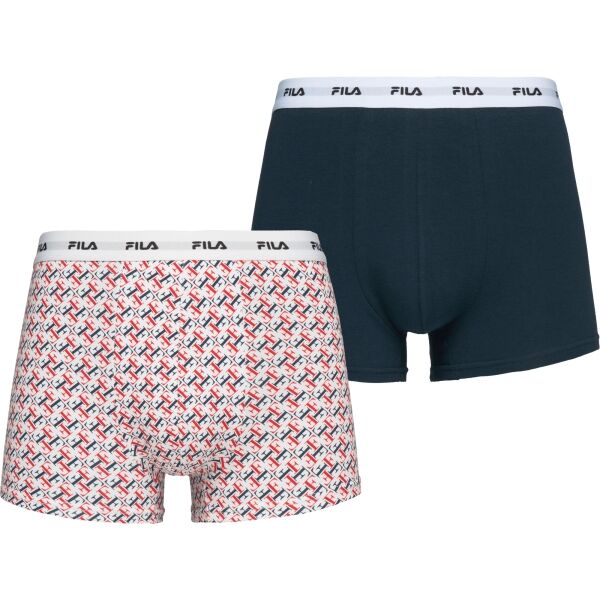 Fila BOXER ELASTIC WITH LOGO IN BOX OF 2 PIECES Pánské boxerky