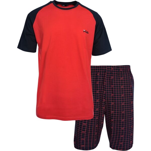 Fila SET SHORT SLEEVES T-SHIRT AND SHORT PANTS IN JERSEY Pánské pyžamo