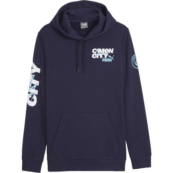 Puma MANCHESTER CITY FC FTBLICONS HOODY Pánská mikina