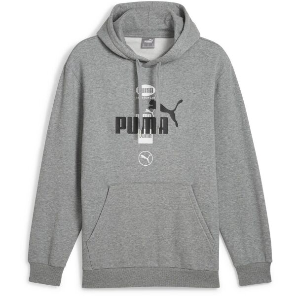 Puma POWER GRAPHICS HOODIE FLEECE Pánská mikina