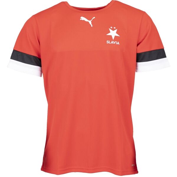 Puma TEAMRISE JERSEY TEE SK SLAVIA Pánské fotbalové triko