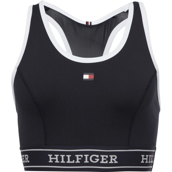 Tommy Hilfiger MONOTYPE TAPE MID Dámská sportovní podprsenka