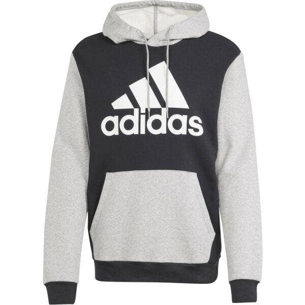 adidas ESSENTIALS FLEECE BIG LOGO HOODIE Pánská mikina