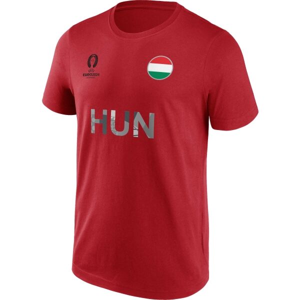 FANATICS UEFA EURO 2024 HUNGARY NATION FLAG Pánské triko