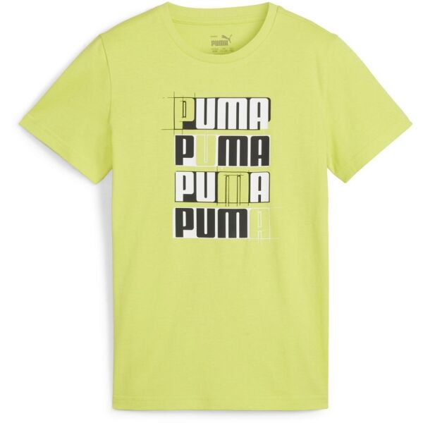 Puma ESSENTIALS + LOGO LAB TEE B Chlapecké triko