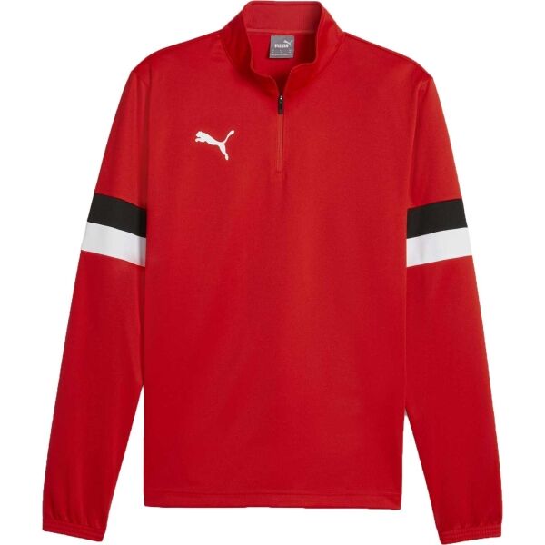 Puma TEAMRISE 1/4 ZIP TOP Pánská mikina se zipem