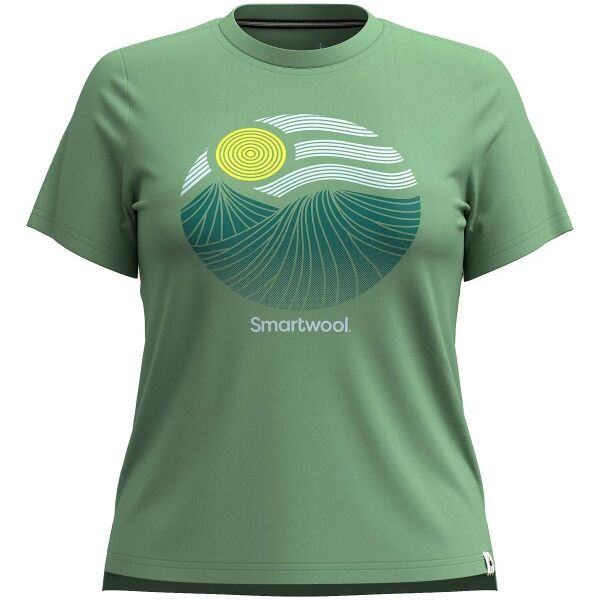 Smartwool W HORIZON VIEW GRAPHIC SHORT SLEEVE Dámské triko