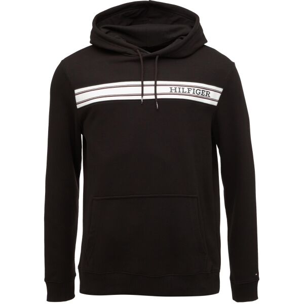 Tommy Hilfiger MONOTYPE STRIPE LOUNGE HOODY Pánská mikina