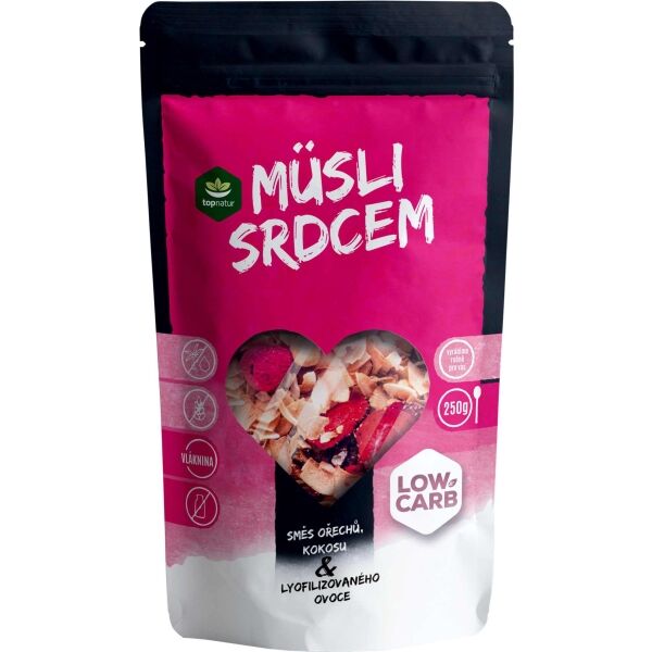 TOPNATUR MÜSLI SRDCEM LOW CARB 250 G MIX Müsli