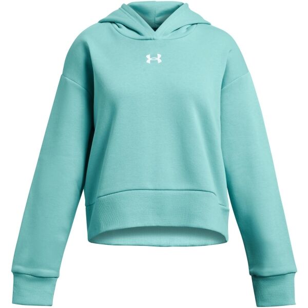 Under Armour RIVAL FLEECE CROP HOODIE Dívčí mikina