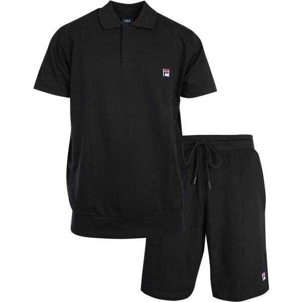 Fila SET LONG SLEEVES T-SHIRT SHORT PANTS IN FRENCH TERRY Pánské pyžamo