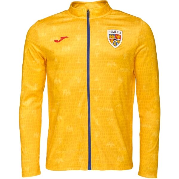 Joma FED. FUTBOL RUMANÍA PRE-GAME FULL ZIP SWEATSHIRT Pánská fotbalová mikina