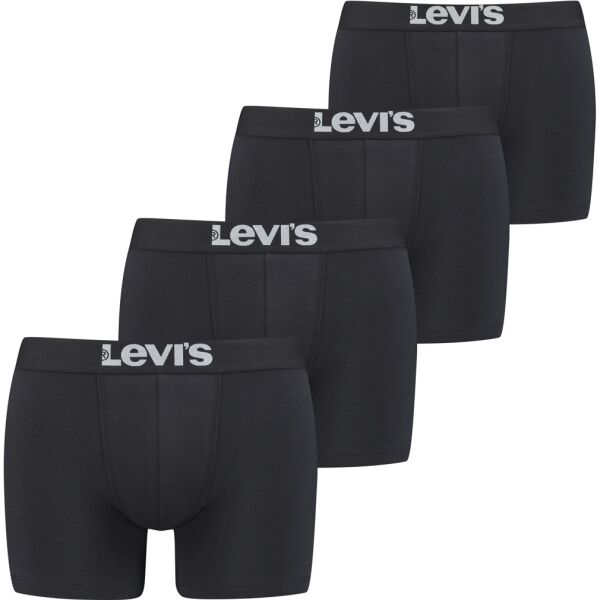 Levi's® SOLID BASIC BRIEF 4P Pánské boxerky