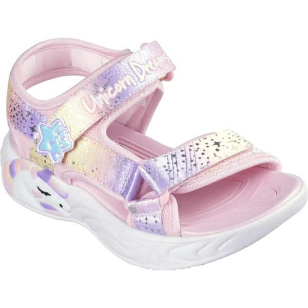 Skechers UNICORN DREAMS - MAJESTIC BLISS Dívčí sandály