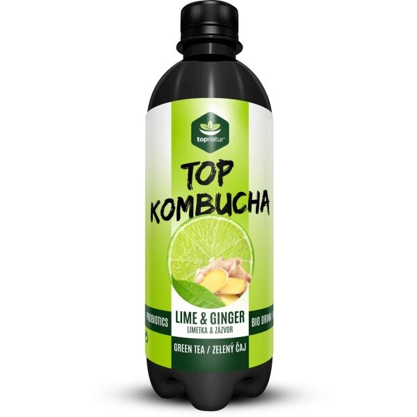 TOPNATUR TOP KOMBUCHA 500 ML LIMETKA - ZÁZVOR Kombucha