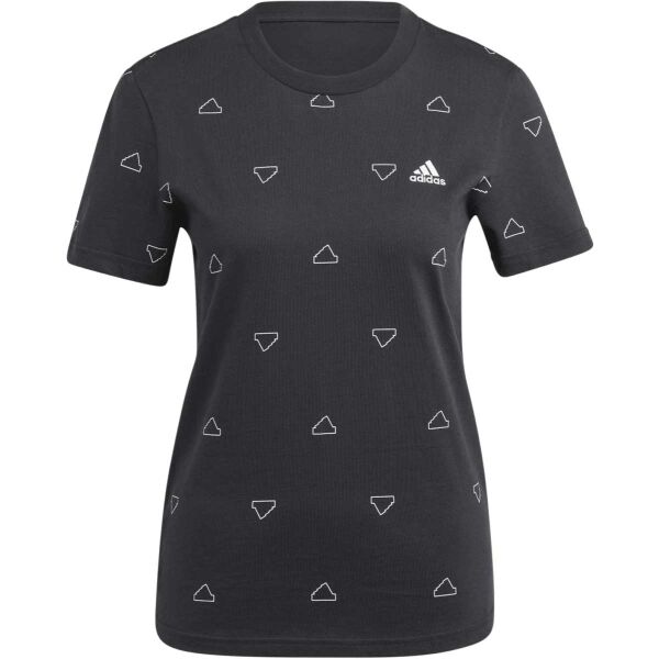 adidas ESSENTIALS MONOGRAM SLIM GRAPHIC TEE Dámské triko