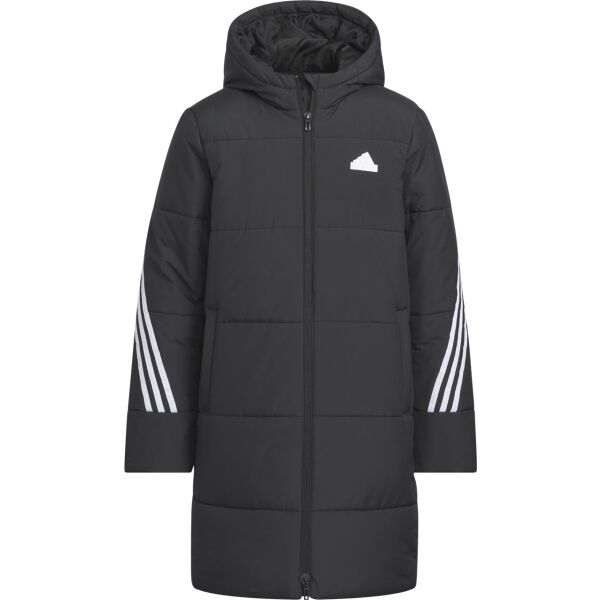 adidas 3-STRIPES PADDED JACKET Dětská zateplená bunda