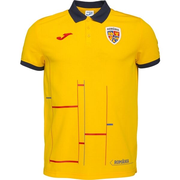 Joma FED. FUTBOL RUMANÍA FREE TIME SHORT SLEEVE POLO Pánské polo triko