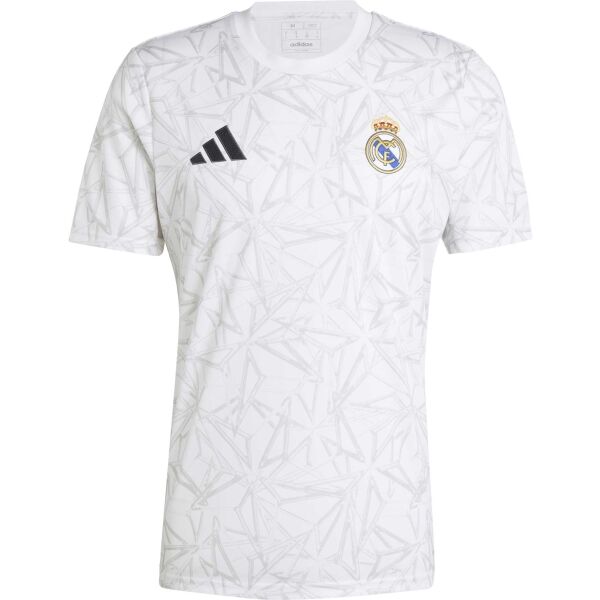 adidas REAL MADRID PRE-MATCH Pánské fotbalové triko