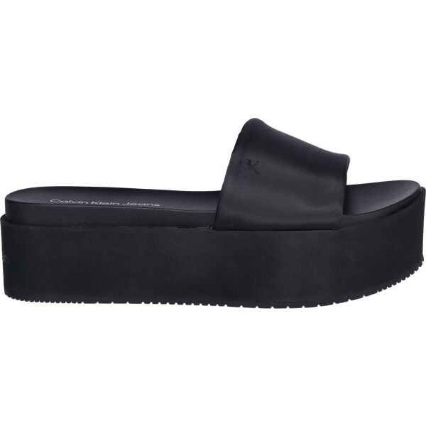 Calvin Klein FLATFORM SANDAL SLIDE INNYLON Dámské pantofle