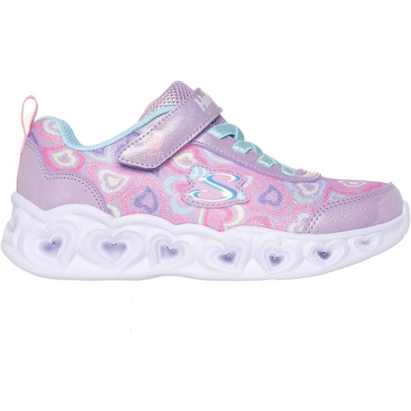 Skechers HEART LIGHTS - BOOGIE LOVE Dívčí vycházková obuv