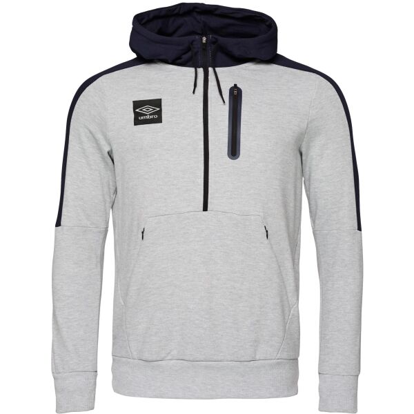 Umbro TERRACE HALF ZIP HOODIE Pánská mikina